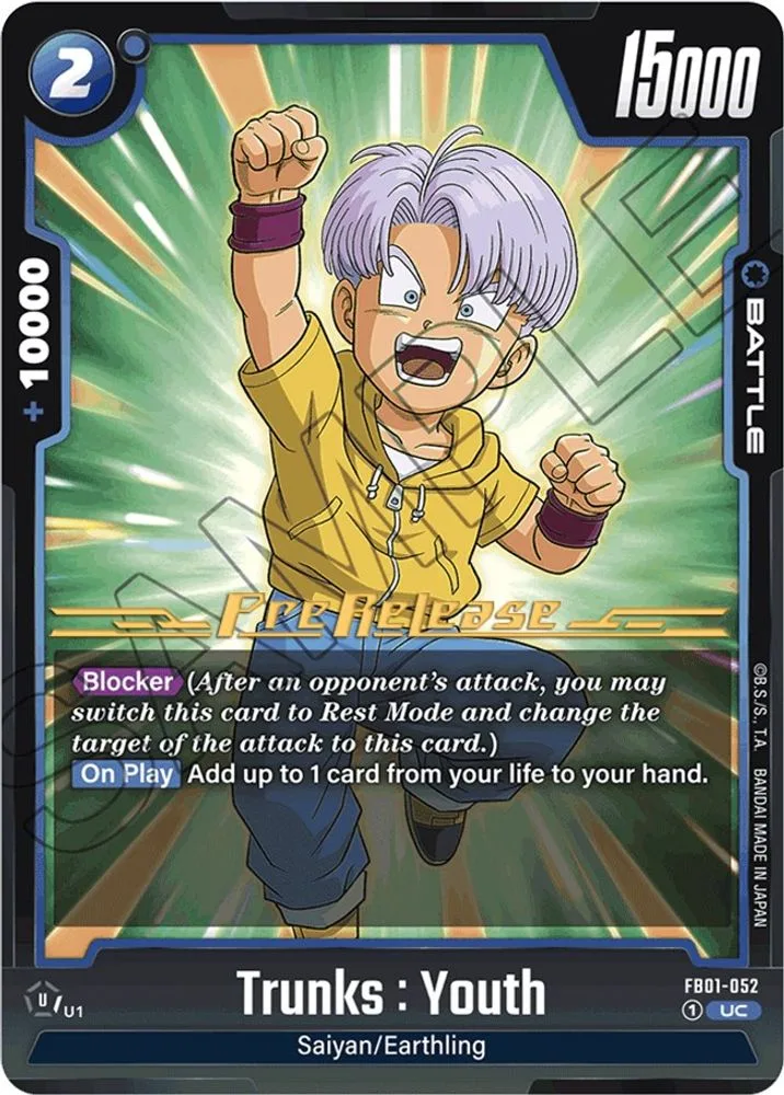 Trunks : Youth (Pre-Release)