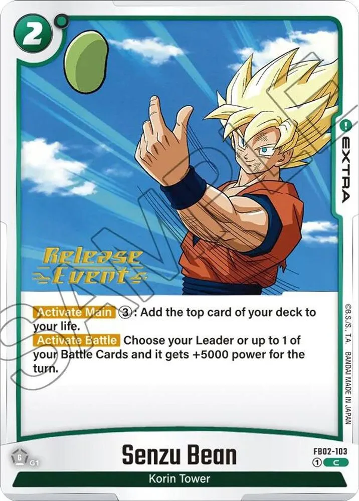Senzu Bean (Release Event)