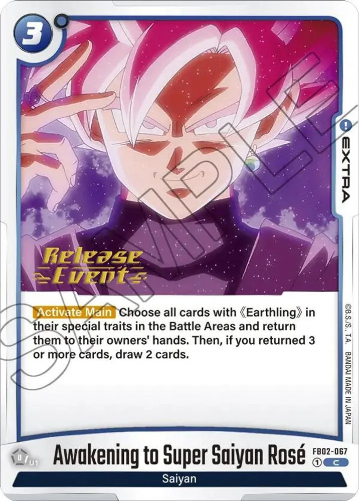 Awakening to Super Saiyan Rose (Release Event)