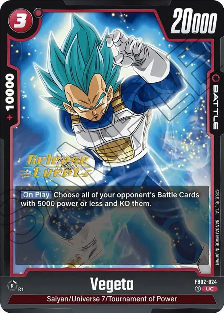 Vegeta (Release Event)