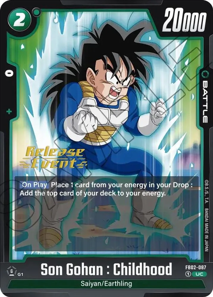 Son Gohan : Childhood (Release Event)