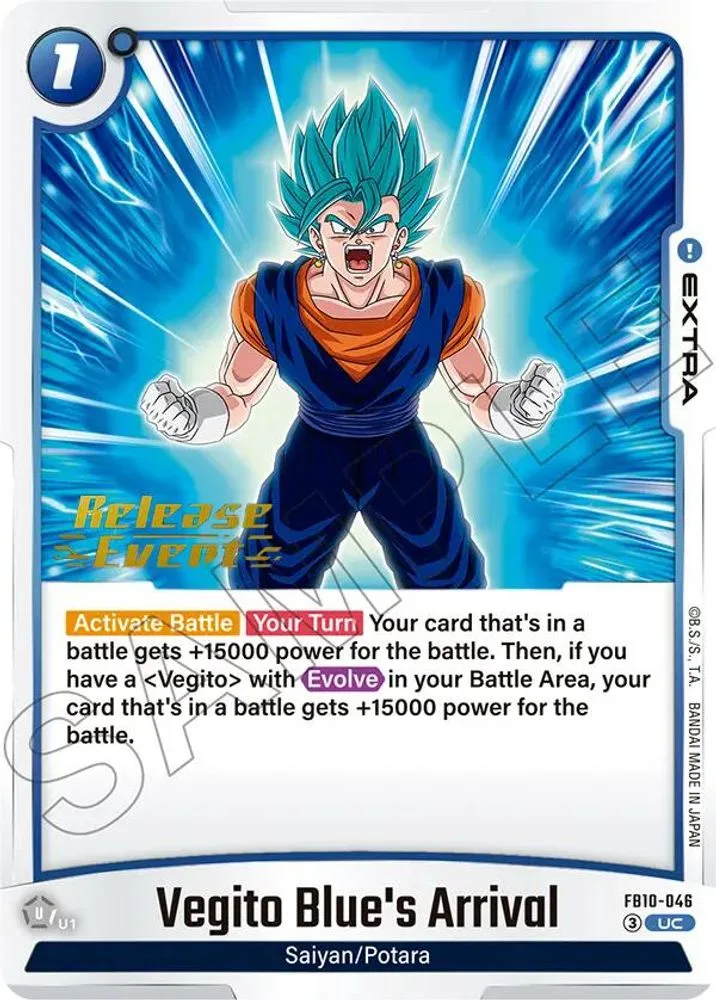 Vegito Blue's Arrival (Release Event)