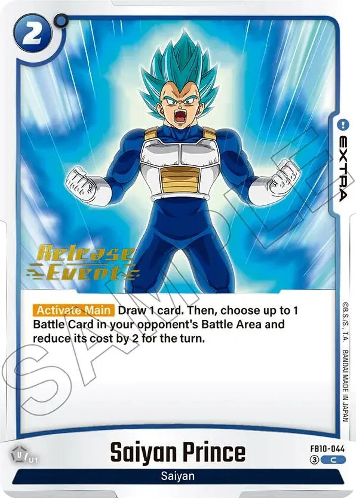 Saiyan Prince (Release Event)