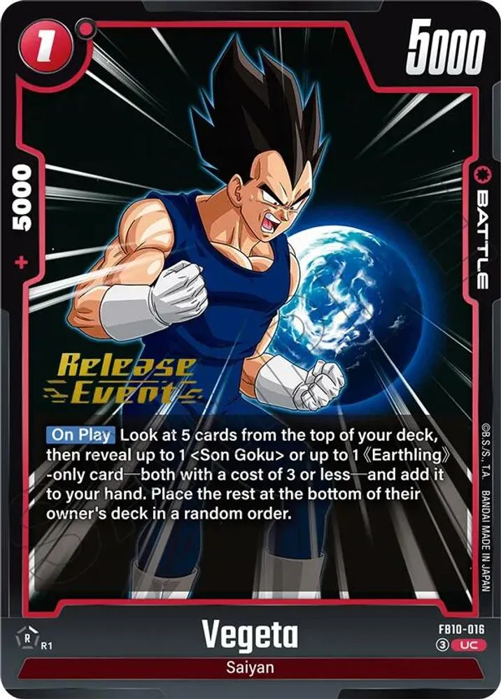 Vegeta (Release Event)