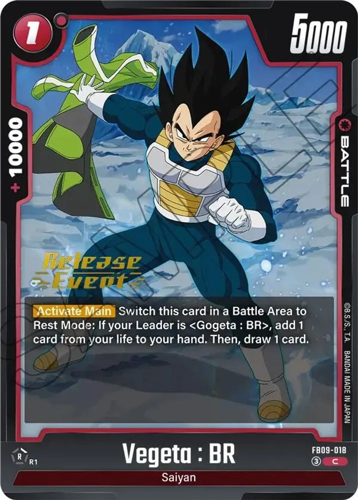 Vegeta : BR (Release Event)