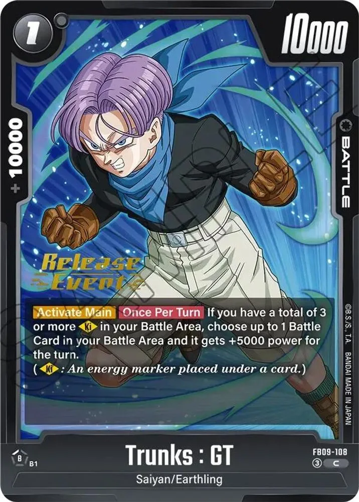 Trunks : GT (Release Event)