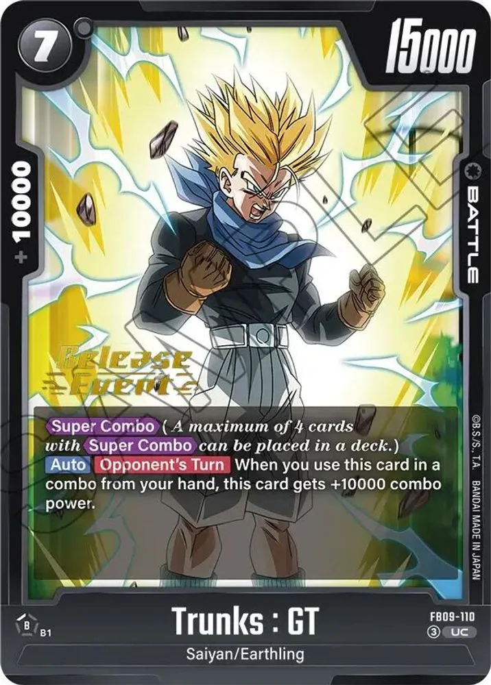 Trunks : GT (Release Event)