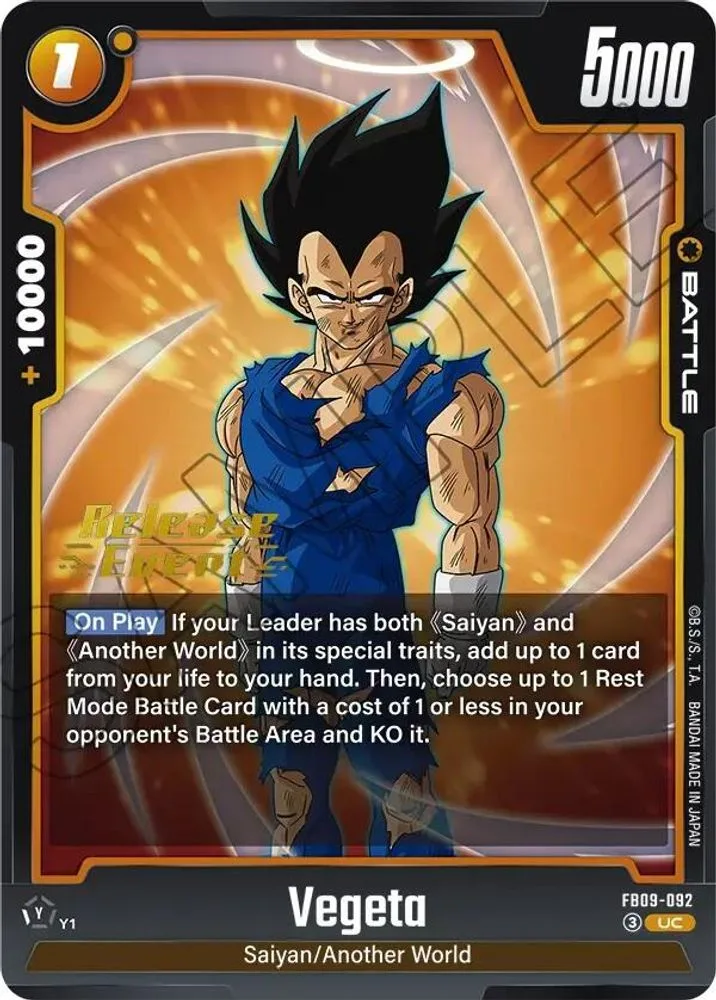 Vegeta (Release Event)