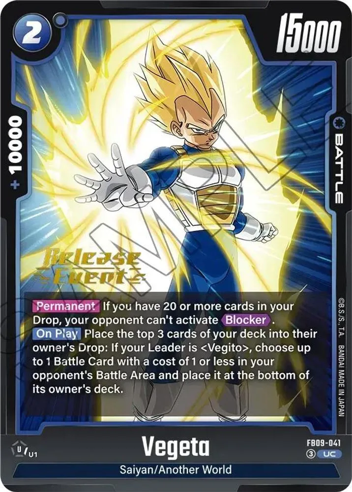 Vegeta (Release Event)