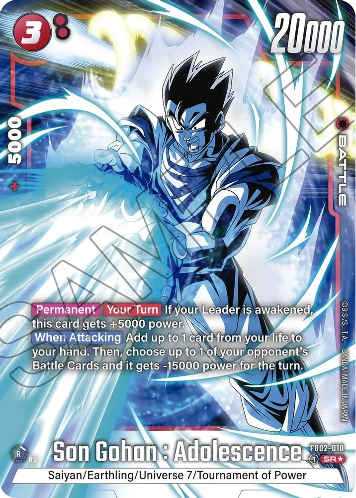 Son Gohan : Adolescence (Alternate Art)