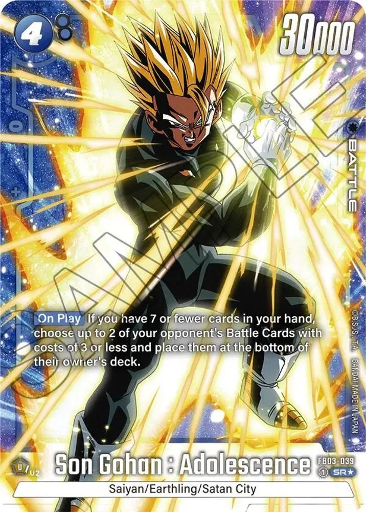 Son Gohan : Adolescence (Alternate Art)