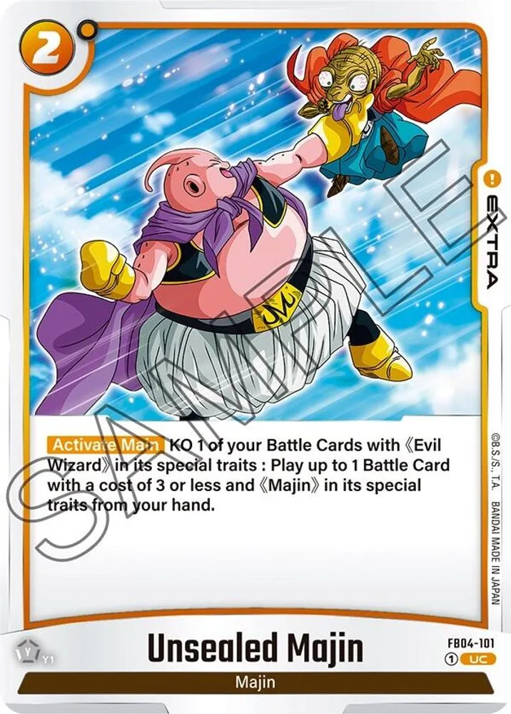 Unsealed Majin