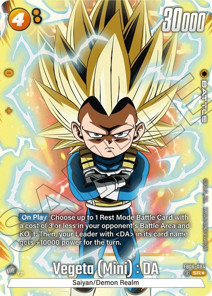 Vegeta (Mini) : DA (Alternate Art)
