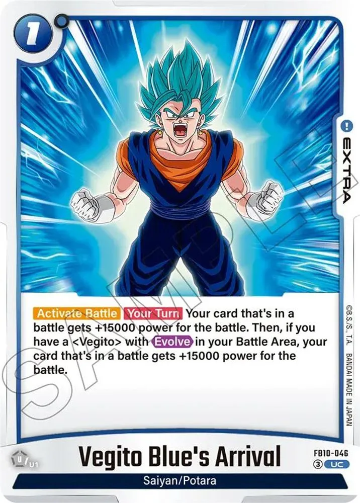 Vegito Blue's Arrival