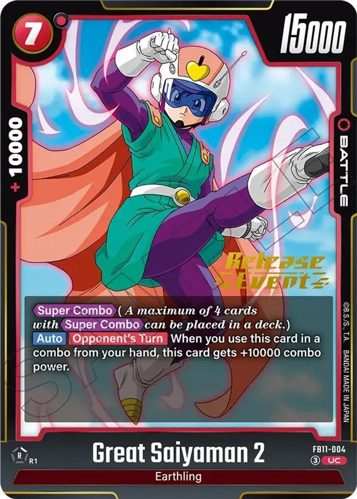 Great Saiyaman 2 (Brightness of Hope Release Event)