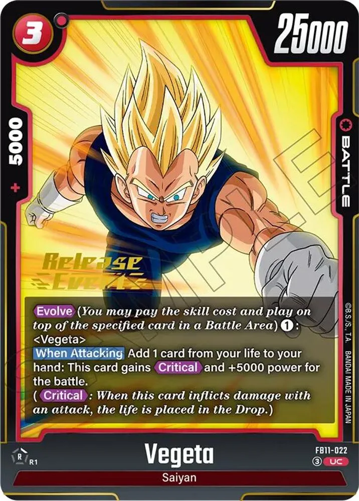 Vegeta (Brightness of Hope Release Event)