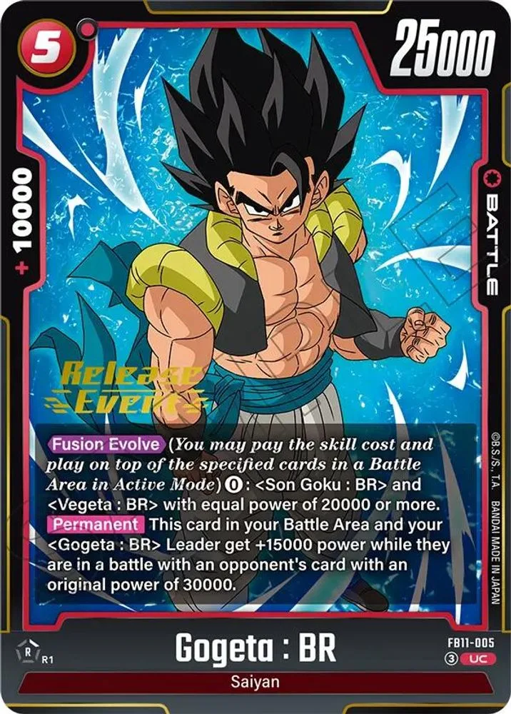 Gogeta : BR (Brightness of Hope Release Event)