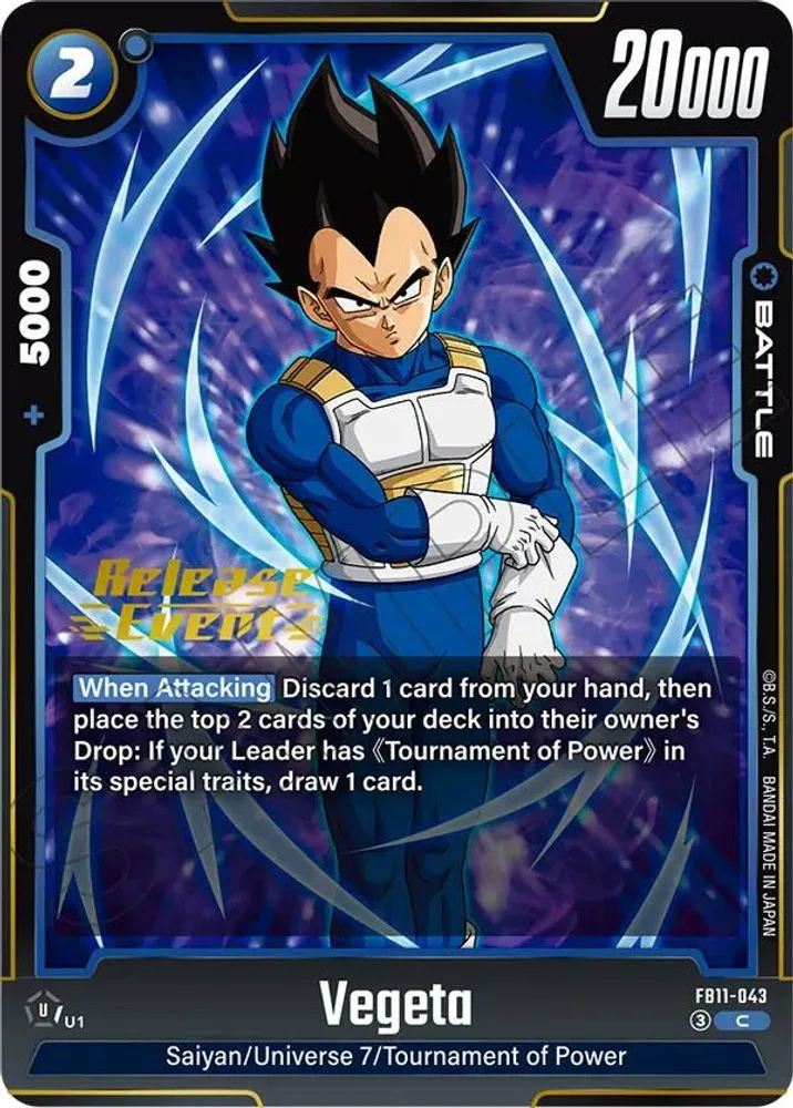 Vegeta (Brightness of Hope Release Event)