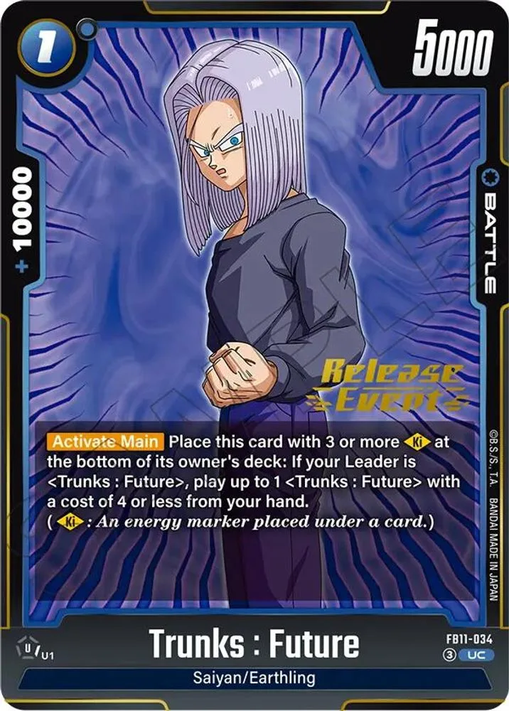 Trunks : Future (Brightness of Hope Release Event)