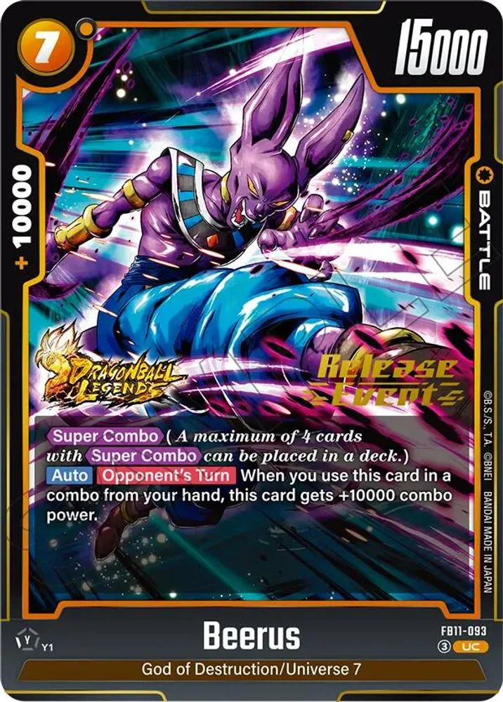 Beerus (Brightness of Hope Release Event)