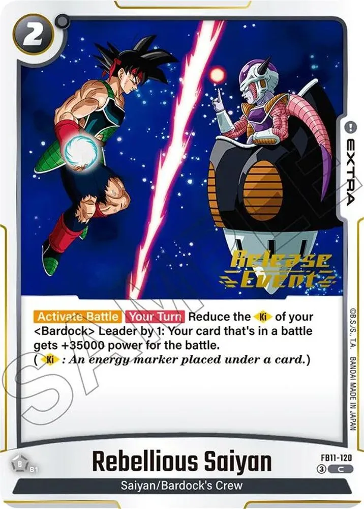 Rebellious Saiyan (Brightness of Hope Release Event)