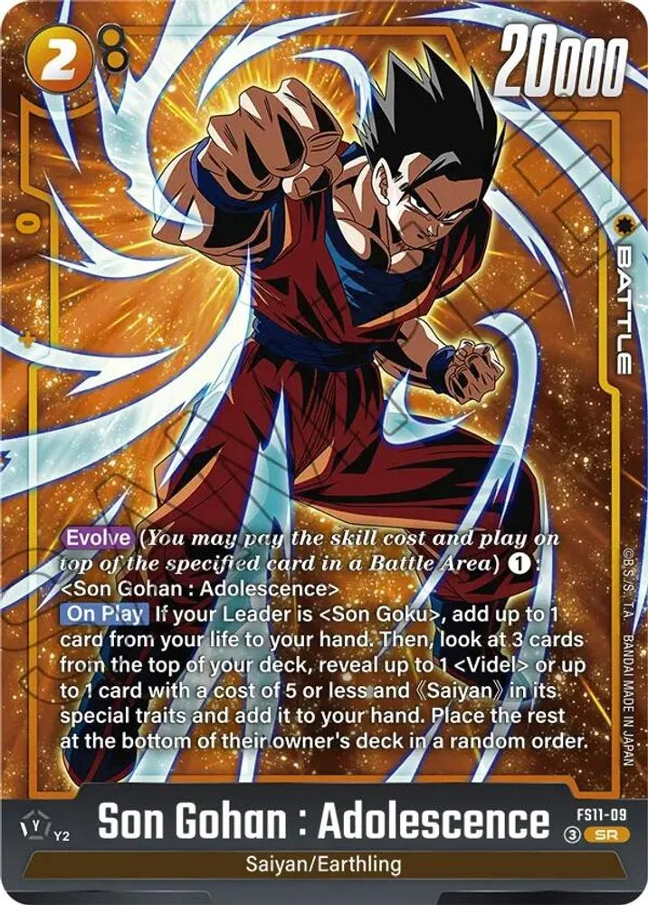Son Gohan : Adolescence