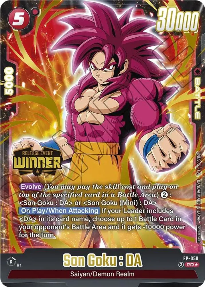 Son Goku : DA (Release Event Winner)