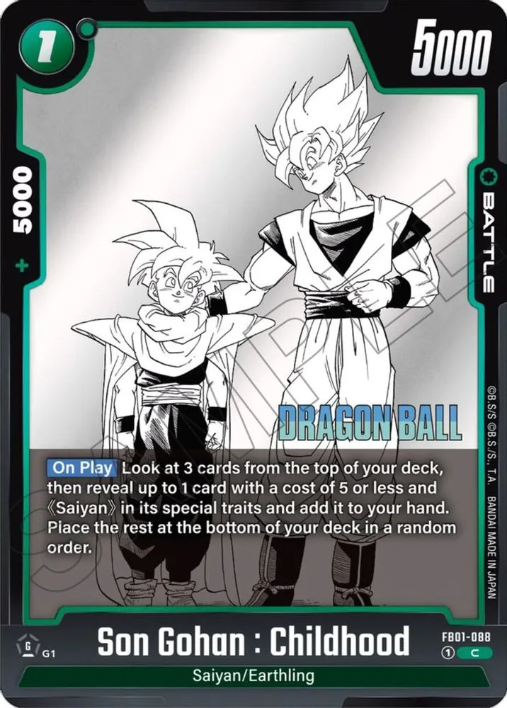 Son Gohan : Childhood