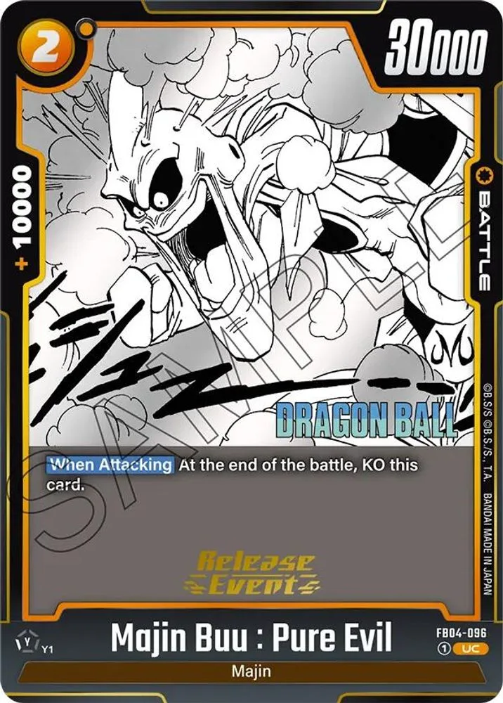 Majin Buu : Pure Evil (Manga Booster 01 Release Event)