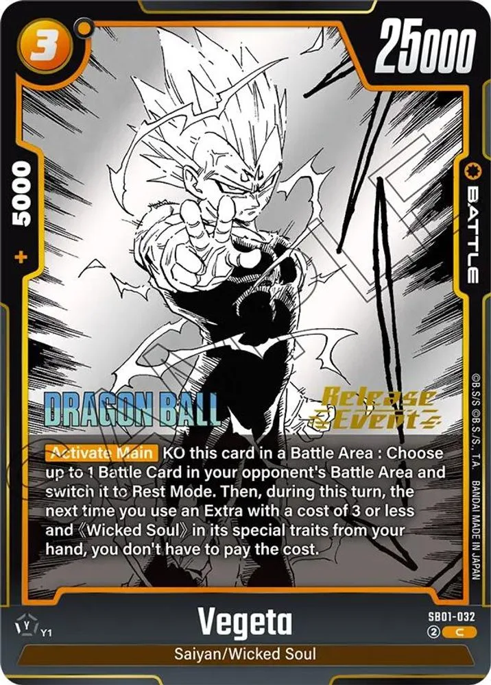 Vegeta (Manga Booster 01 Release Event)