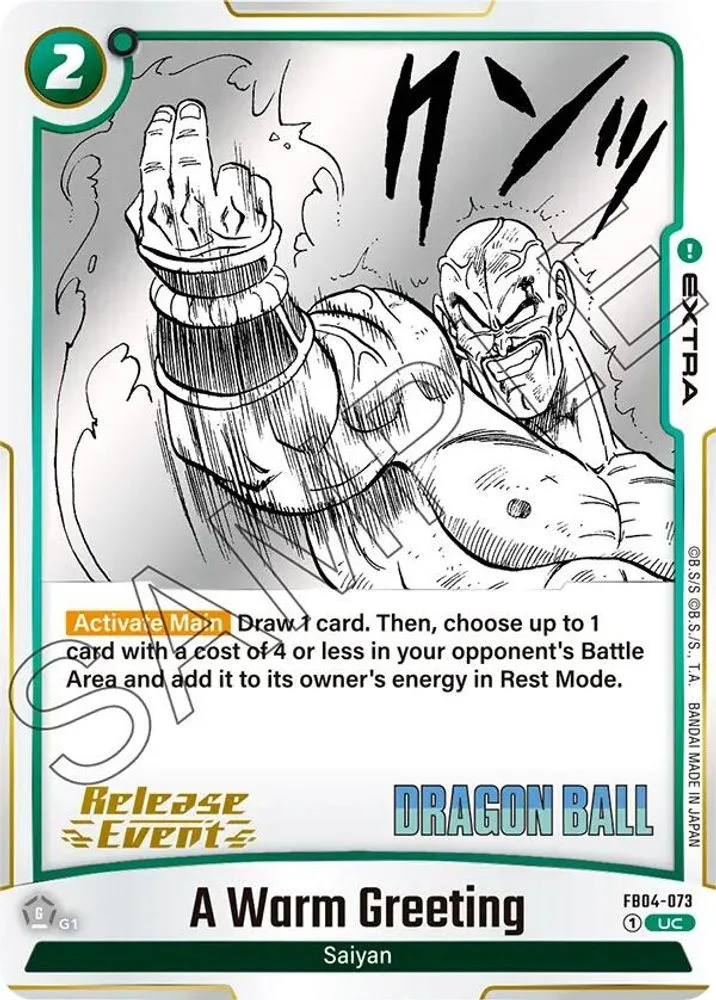 A Warm Greeting (Manga Booster 01 Release Event)