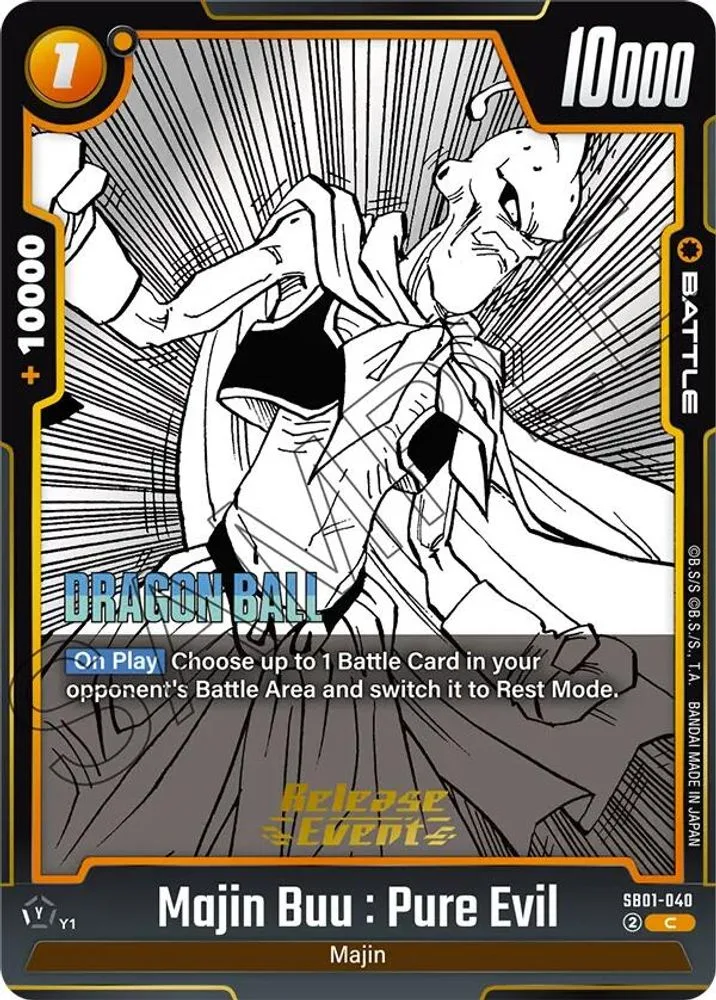 Majin Buu : Pure Evil (Manga Booster 01 Release Event)