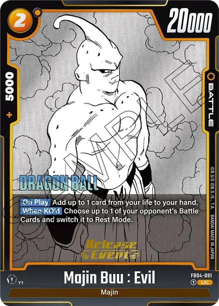 Majin Buu : Evil (Manga Booster 01 Release Event)