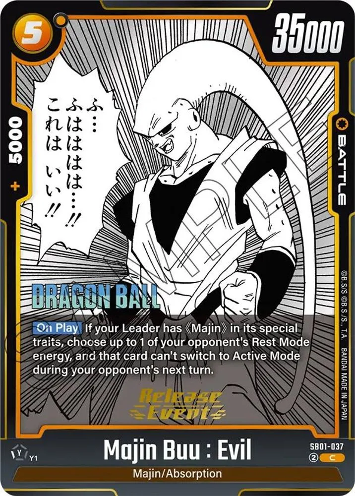 Majin Buu : Evil (Manga Booster 01 Release Event)