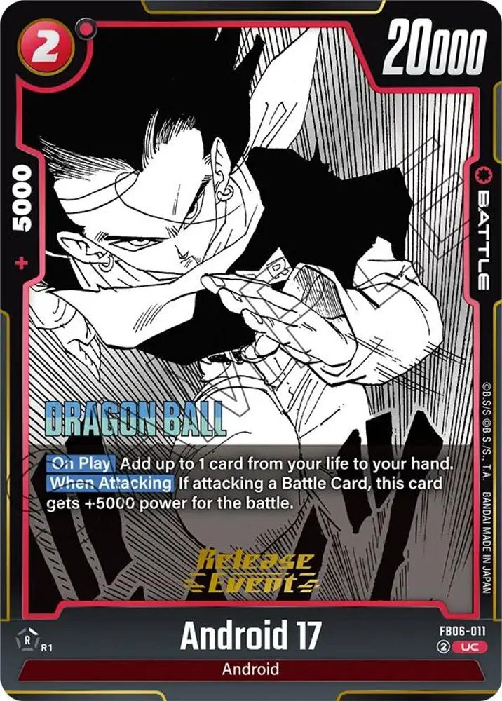 Android 17 (Manga Booster 01 Release Event)