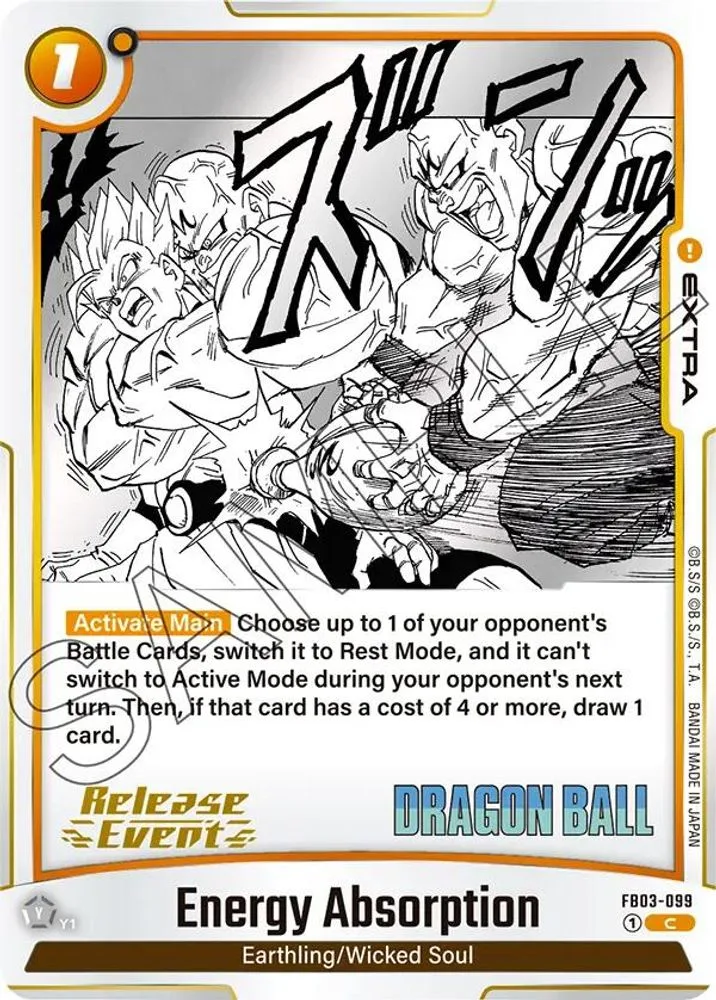 Energy Absorption (Manga Booster 01 Release Event)