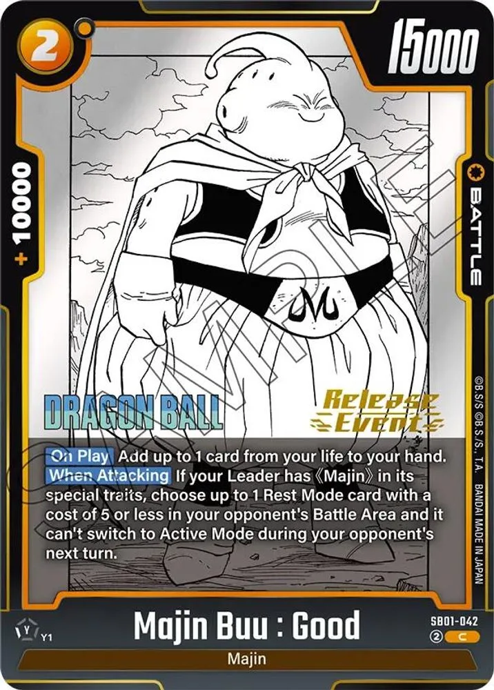 Majin Buu : Good (Manga Booster 01 Release Event)