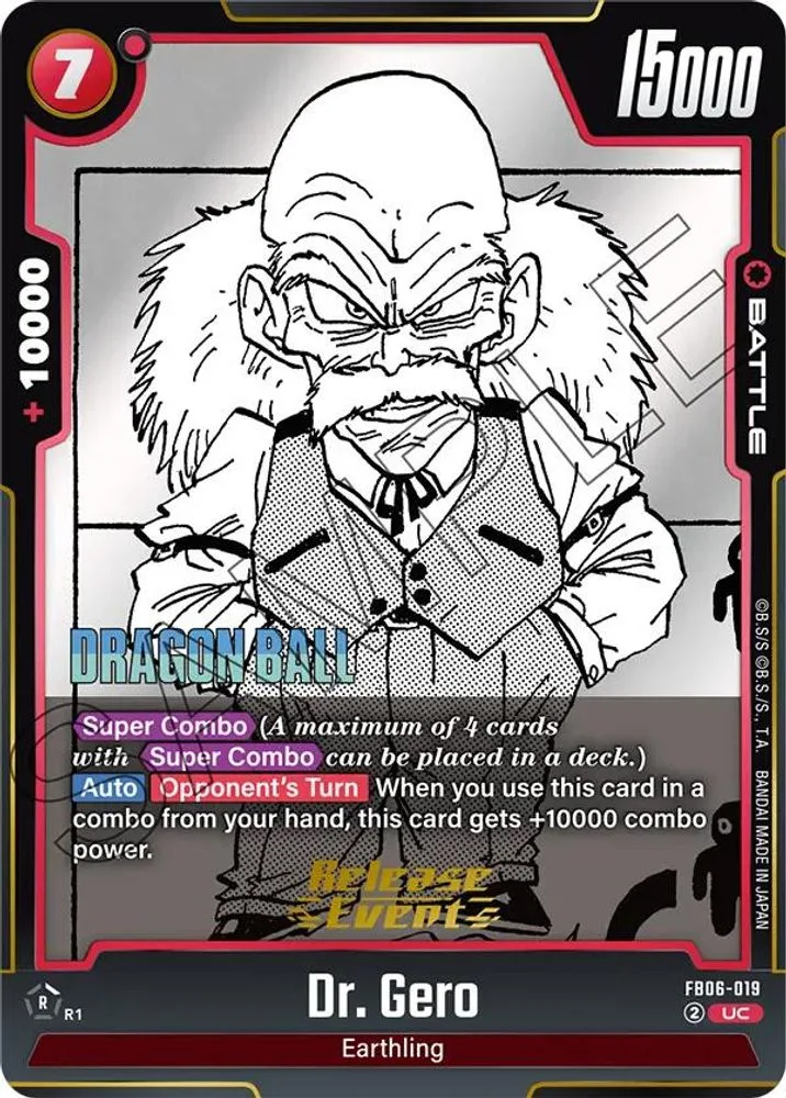 Dr. Gero (Manga Booster 01 Release Event)