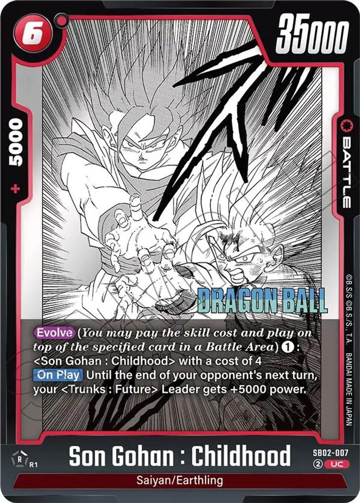 Son Gohan : Childhood