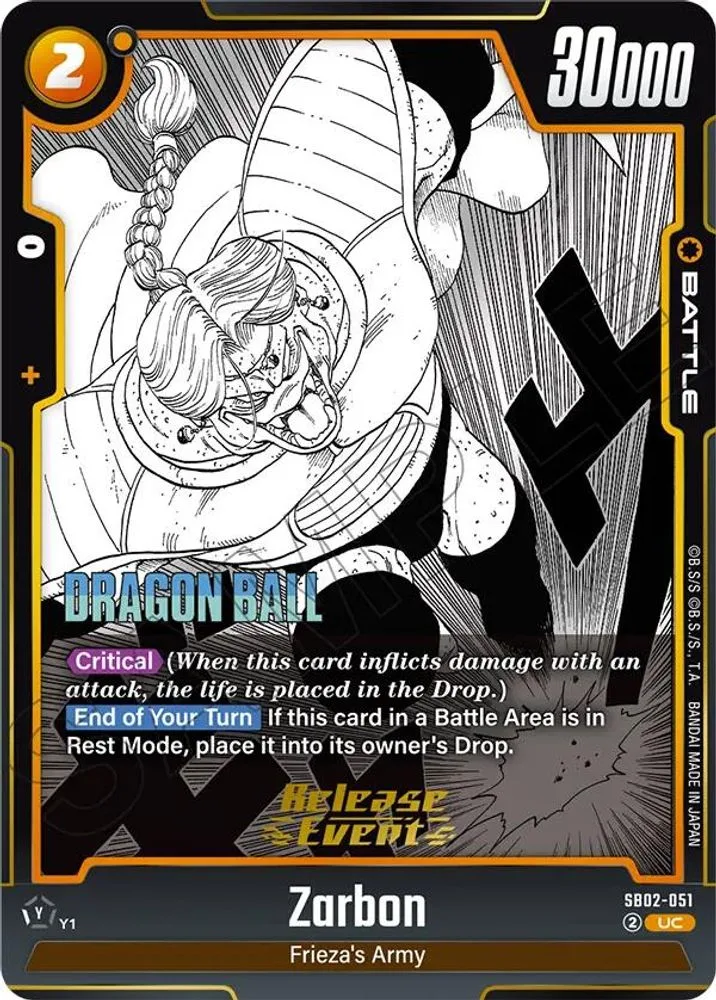 Zarbon (Manga Booster 02 Release Event)