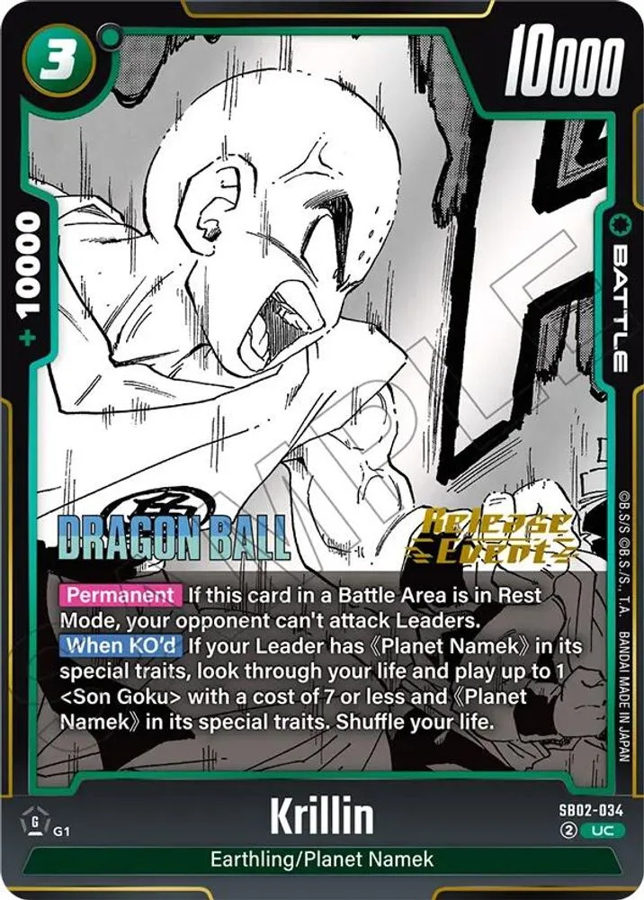 Krillin (Manga Booster 02 Release Event)