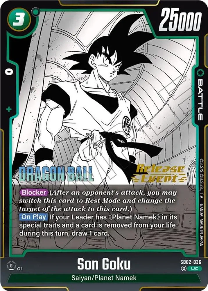 Son Goku (Manga Booster 02 Release Event)