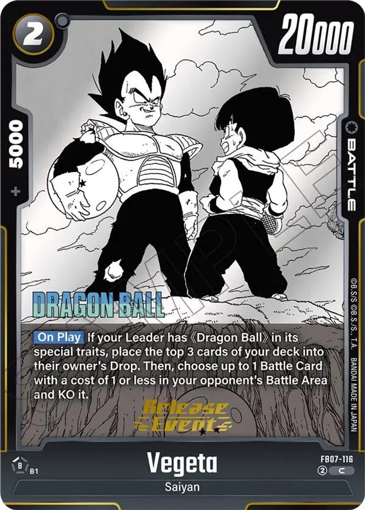 Vegeta (Manga Booster 02 Release Event)