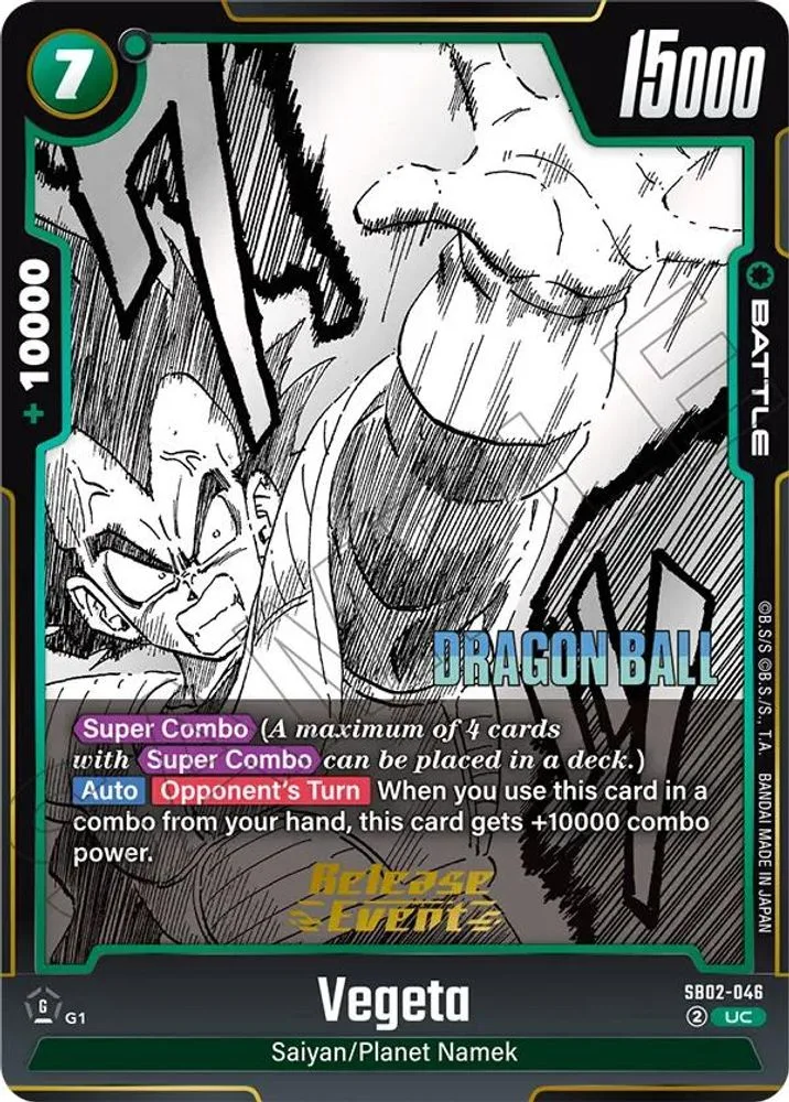 Vegeta (Manga Booster 02 Release Event)