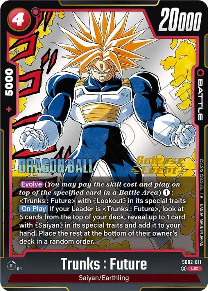 Trunks : Future (Manga Booster 02 Release Event)