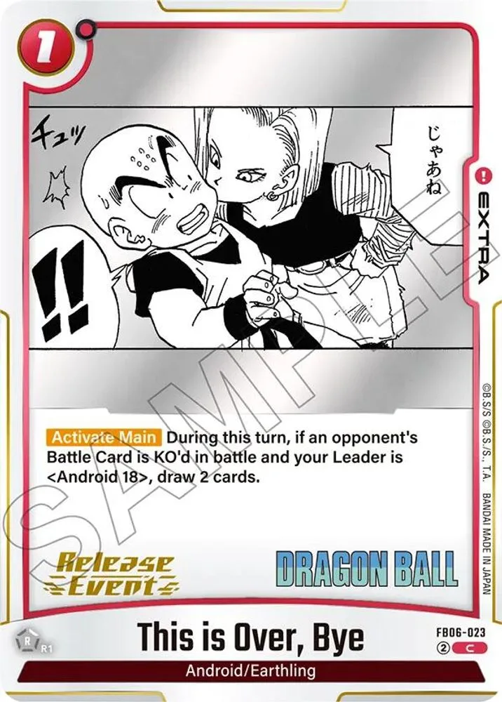 This is Over, Bye (Manga Booster 02 Release Event)