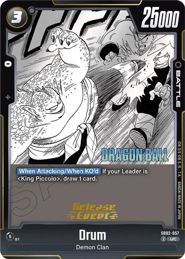 Drum (Manga Booster 02 Release Event)