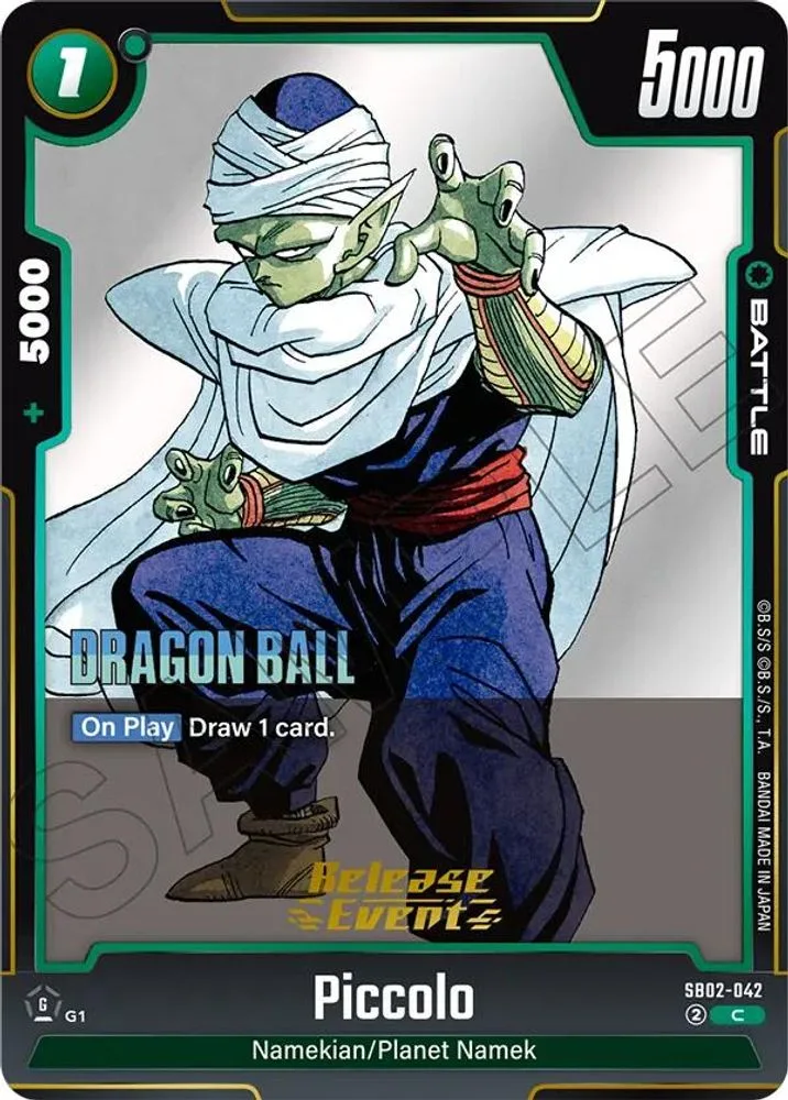 Piccolo (Manga Booster 02 Release Event)