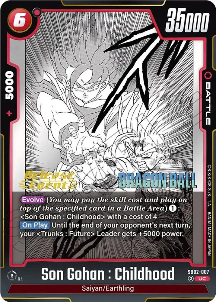 Son Gohan : Childhood (Manga Booster 02 Release Event)