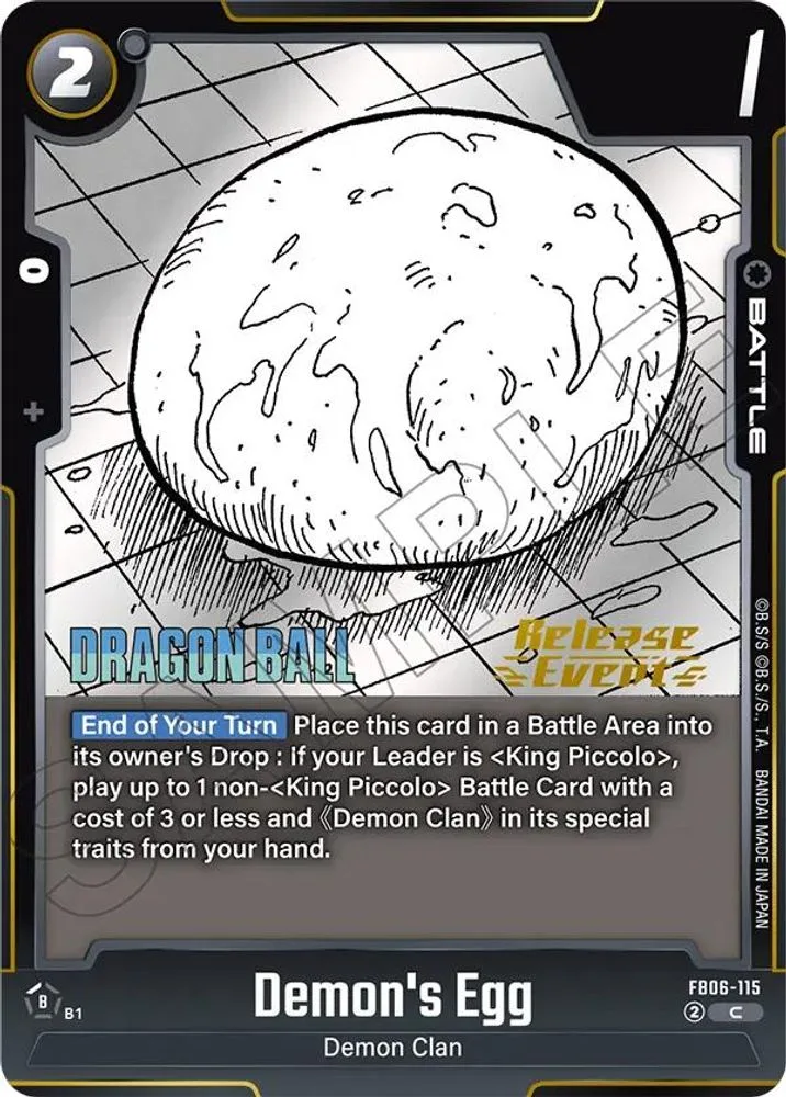 Demon's Egg (Manga Booster 02 Release Event)